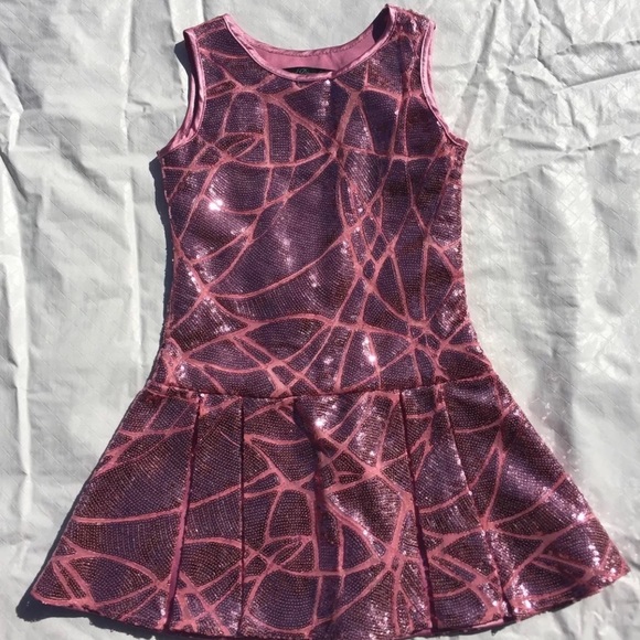 DOLLS & DIVA **Sequined Pink Party Dress***$145 - Picture 1 of 7